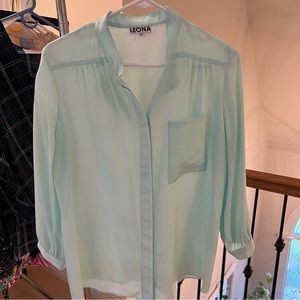 Leona button-up blouse